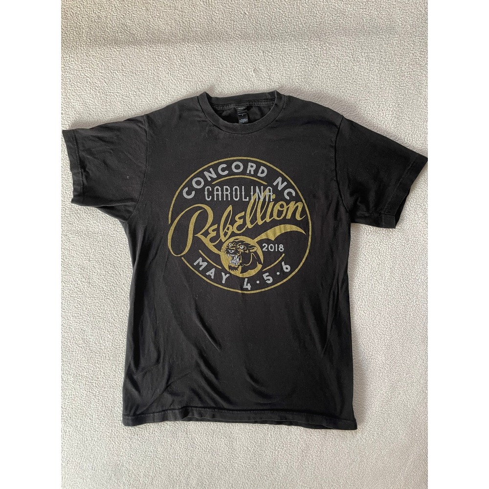 Carolina Rebellion Mens Medium T-Shirt Black 2018 Music Festival Tour Graphic